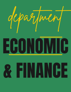 Economy and Finance Department